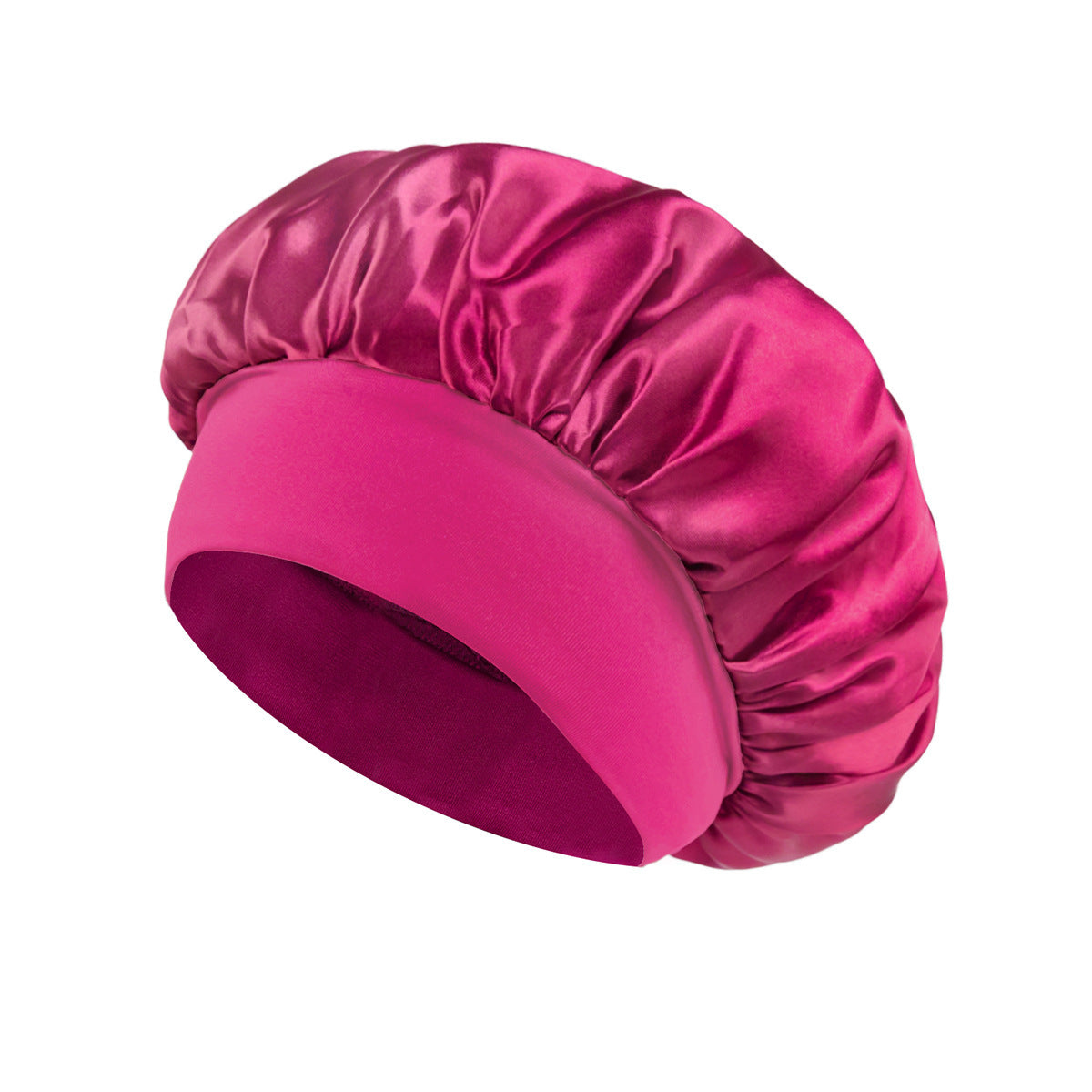 Wide Brim Satin Sleep Cap