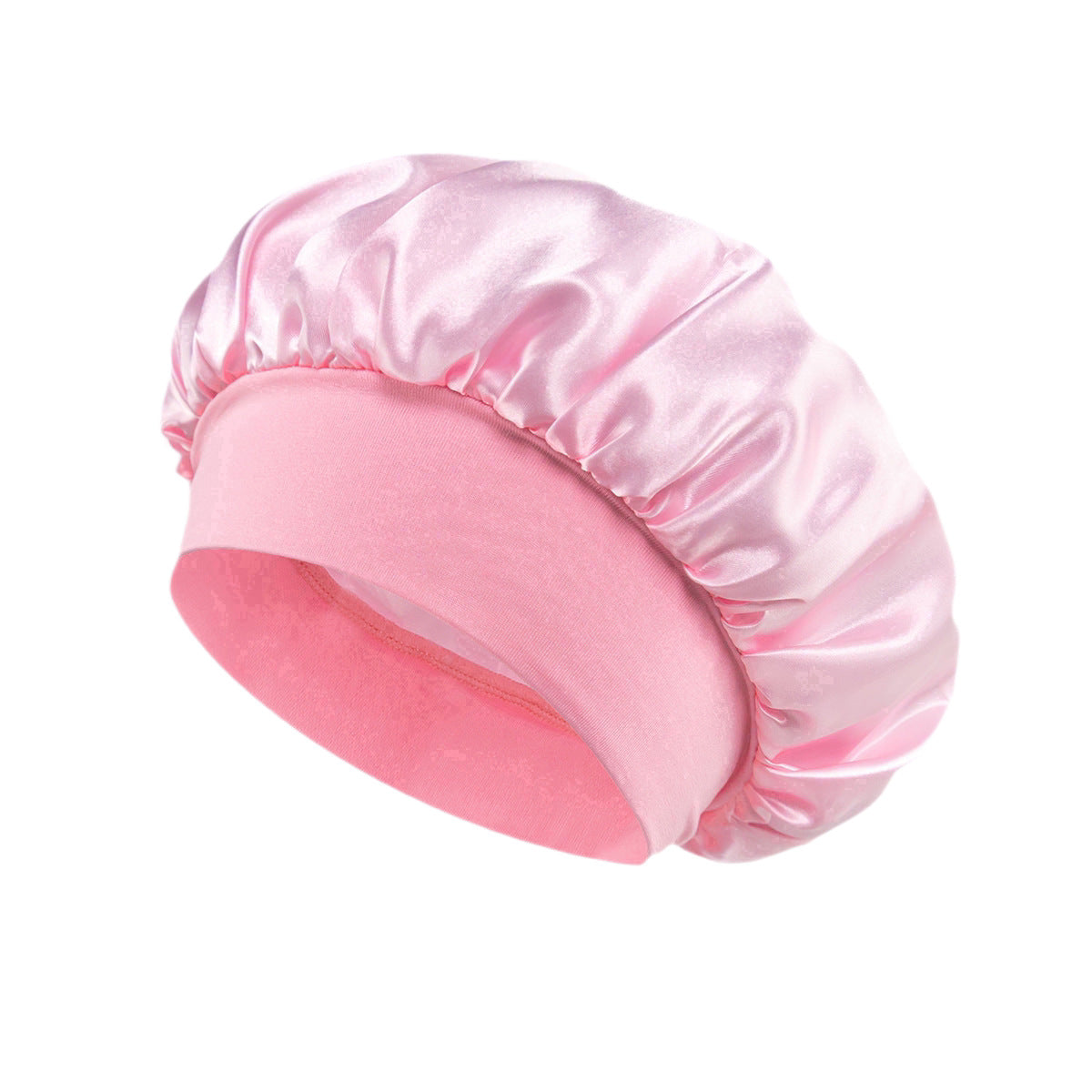 Wide Brim Satin Sleep Cap