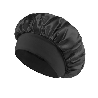 Wide Brim Satin Sleep Cap
