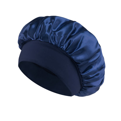 Wide Brim Satin Sleep Cap
