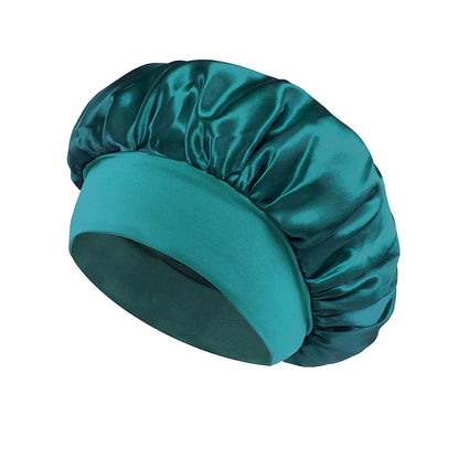 Wide Brim Satin Sleep Cap