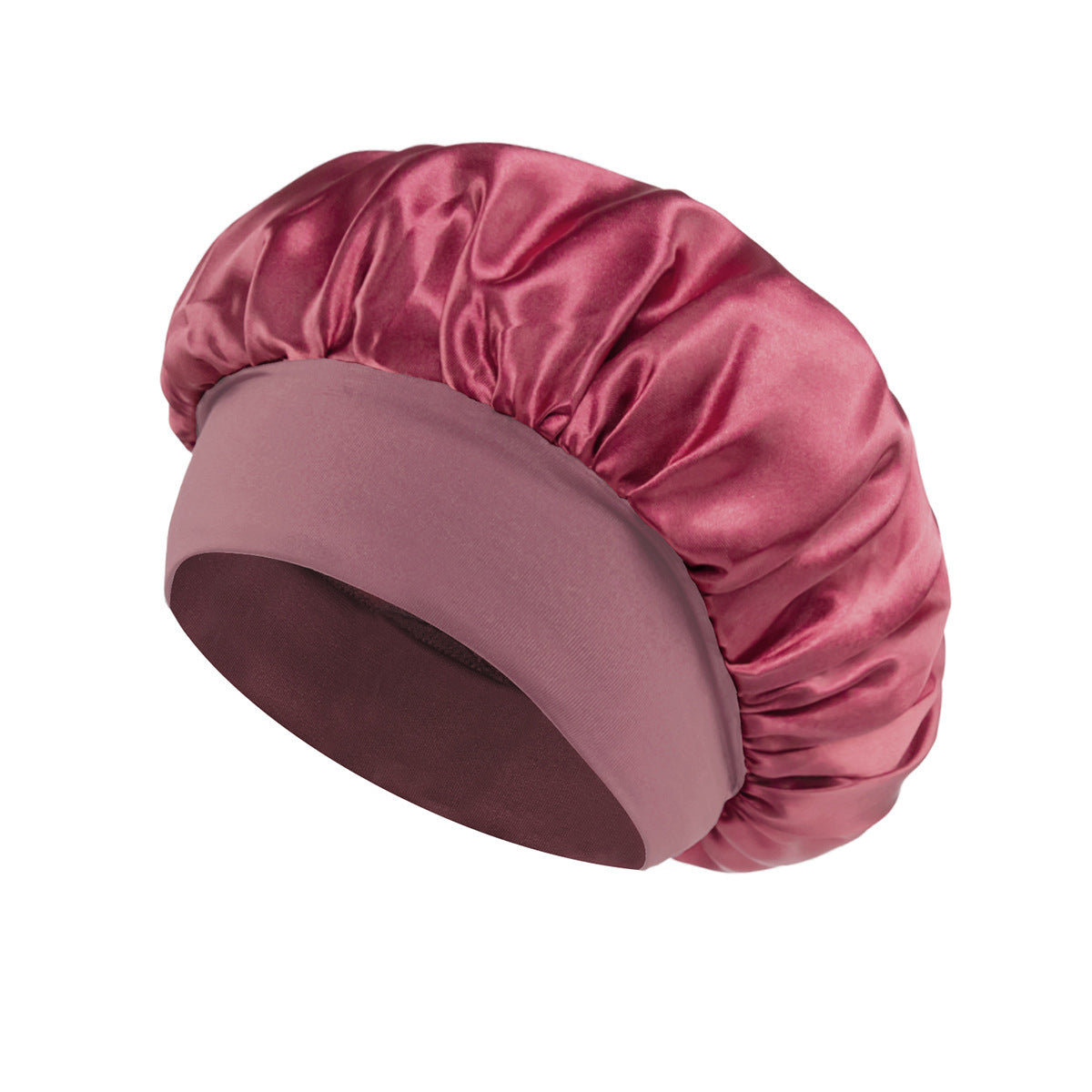 Wide Brim Satin Sleep Cap